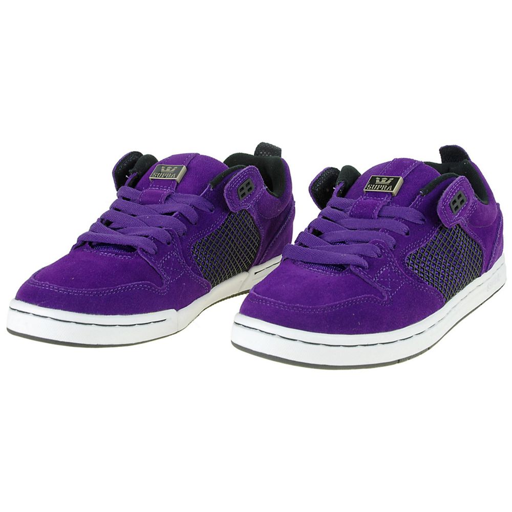 Baskets Basses Supra Cruizer Violette Purple Suede Homme | YMY-73481640